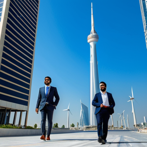 Home 9 **
"Bahrain World Trade Center, a pair of modern skyscrapers with wind turbines, clear blue sky, city background, fully clothed people in business attire walking below, daytime, professional architecture photography, safe for work, appropriate content, fully clothed, perfect anatomy, correct proportions, natural pose, professional, modest."
**